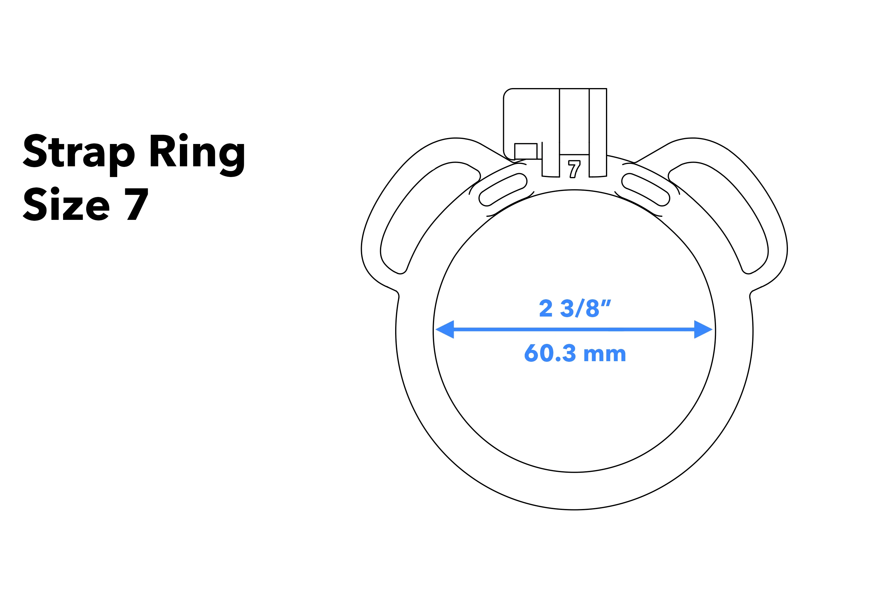 Strap Ring - Two Loops (Arctic White) - Image 11